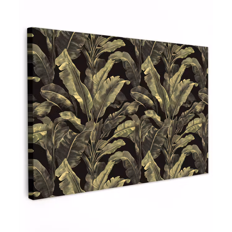 Botanisch - Bladeren - Groen Tuinposter op houten frame 2 cm dik klein 845 -3d