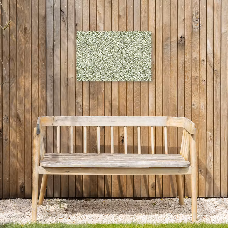Botanisch - Takken - Groen Tuinposter op houten frame 2 cm dik klein 845 -sfeer4