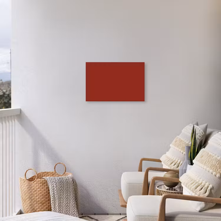 Burnt - Copper - Rood Tuinposter op houten frame 2 cm dik klein 845 -sfeer1