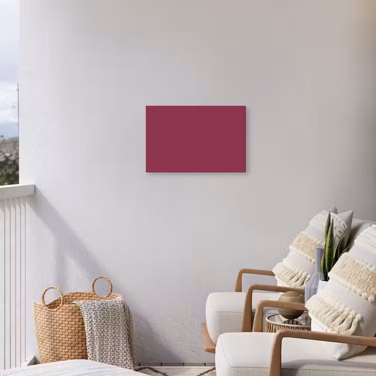 Deep - Rasberry - Rood Tuinposter op houten frame 2 cm dik klein 845 -sfeer1
