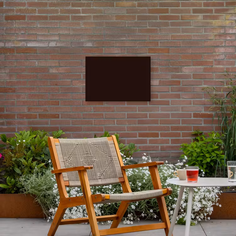 Deep - Obsidian - Bruin Tuinposter op houten frame 2 cm dik klein 845 -sfeer3