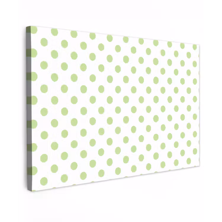 Dots - Klassiek - Groen Tuinposter op houten frame 2 cm dik klein 845 -3d