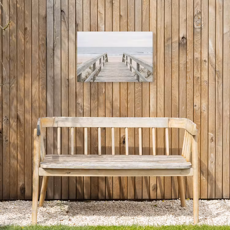 Duinen - Vlonder - Oceaan Tuinposter op houten frame 2 cm dik klein -sfeer4