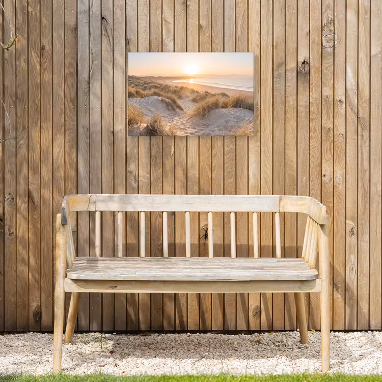 Duinen - Strand - Zee Tuinposter op houten frame 2 cm dik klein -sfeer4