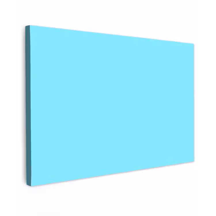 Electric - Cyan - Blauw Tuinposter op houten frame 2 cm dik klein 845 -3d