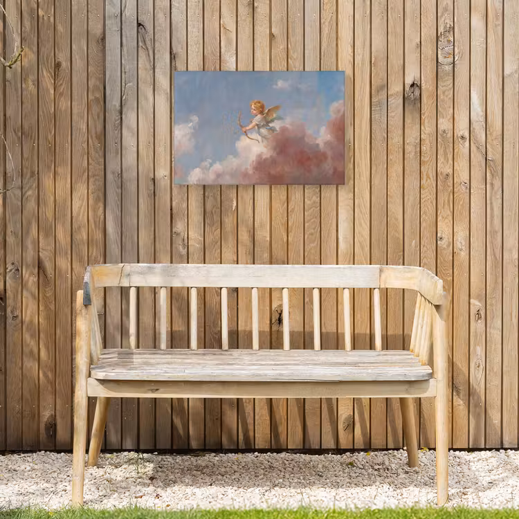 Engel - Pijl en boog - Mythologie - Klassiek Tuinposter op houten frame 2 cm dik klein -sfeer4