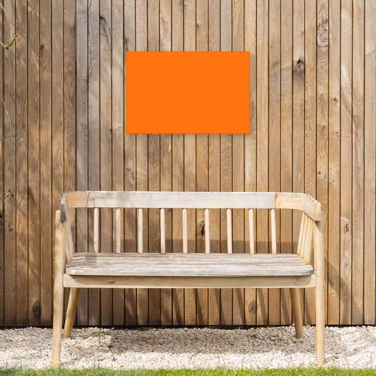 Spiced - Pumpkin - Oranje Tuinposter op houten frame 2 cm dik klein 845 -sfeer4