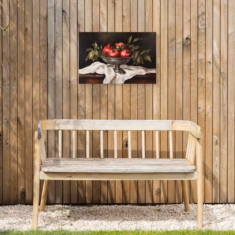 Granaatappels - Klassiek - Vintage Tuinposter op houten frame 2 cm dik klein -sfeer4