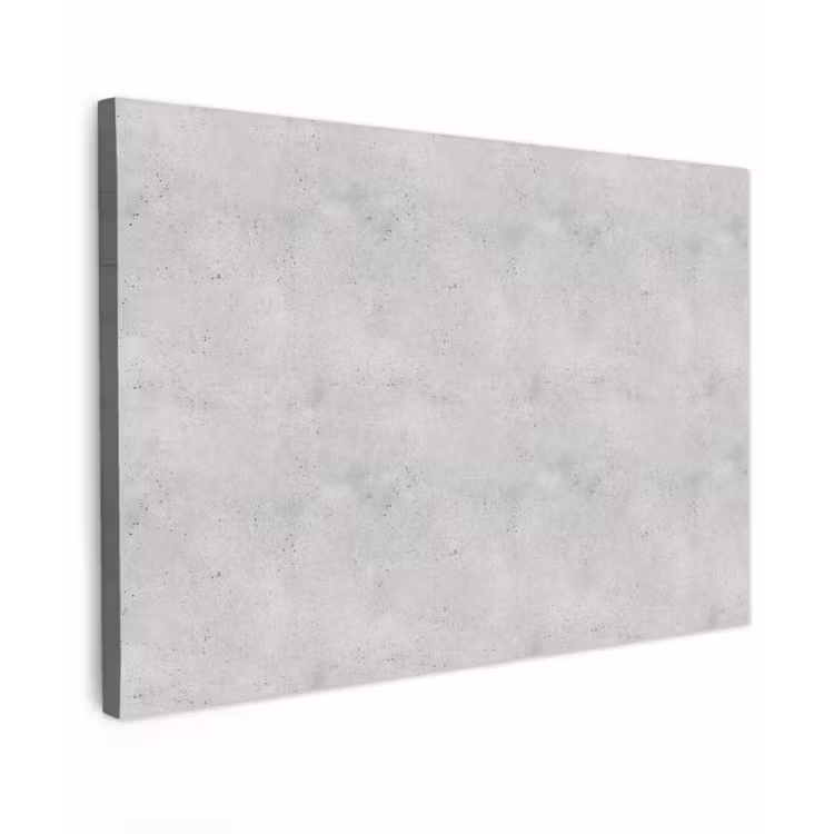 Grijs - Beton - Neutraal Tuinposter op houten frame 2 cm dik klein 845 -3d
