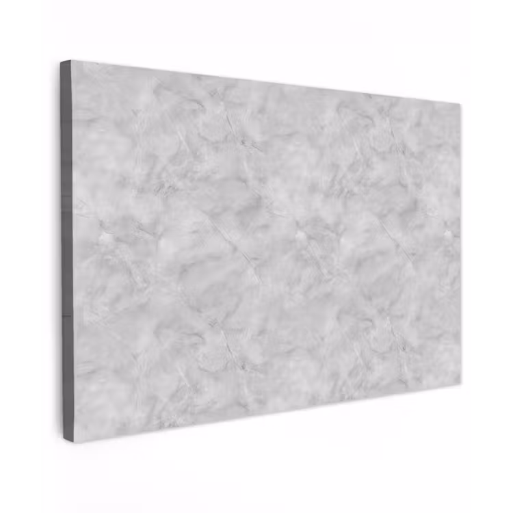 Grijs - Marmer - Mat Tuinposter op houten frame 2 cm dik klein 845 -3d