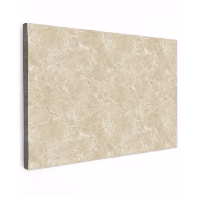 Lichtbeige - Marmer - Diffusie adering Tuinposter op houten frame 2 cm dik klein 845 -3d