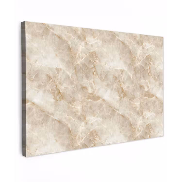Lichtbeige - Onyx - Subtiel Tuinposter op houten frame 2 cm dik klein 845 -3d