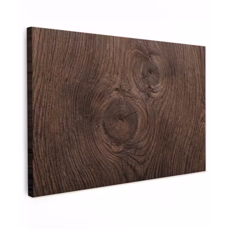 Houtnerf - Textuur - Patroon - Bruin - Rustiek Tuinposter op houten frame 2 cm dik klein -3d