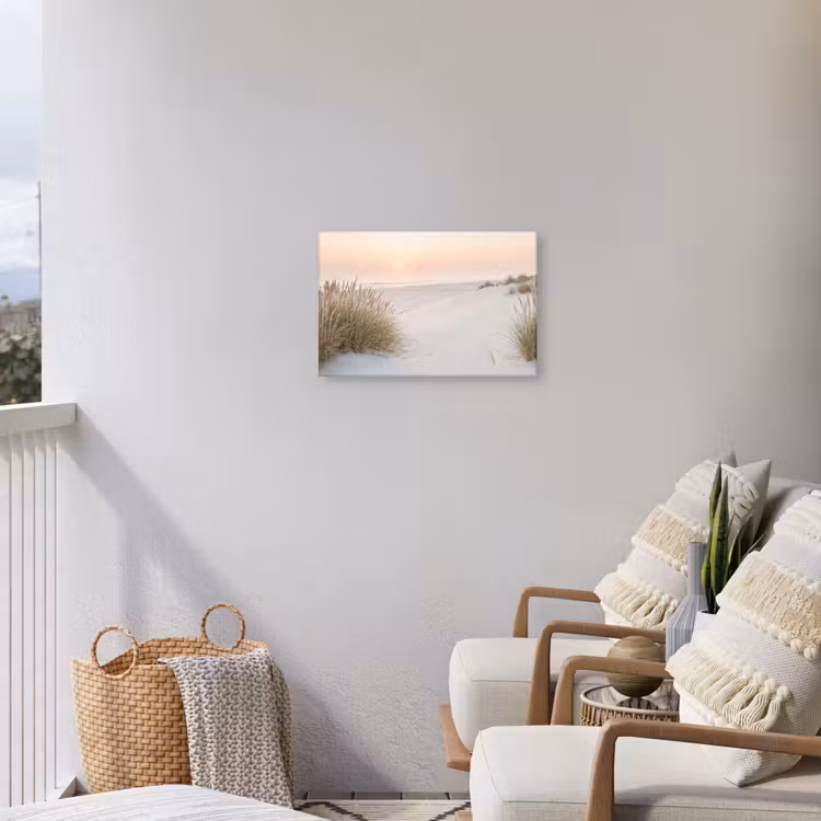 Horizon - Duinlandschap - Zand Tuinposter op houten frame 2 cm dik klein -sfeer1