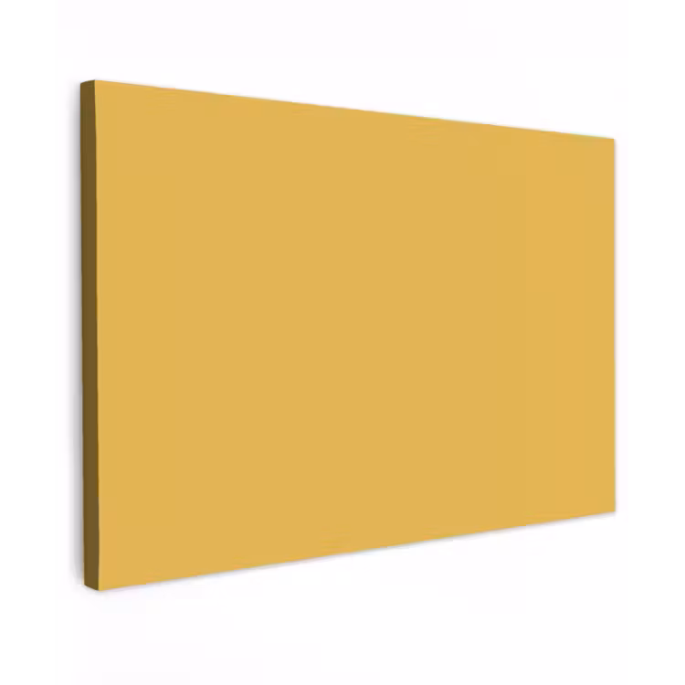 Joyful - Mustard - Geel Tuinposter op houten frame 2 cm dik klein 845 -3d