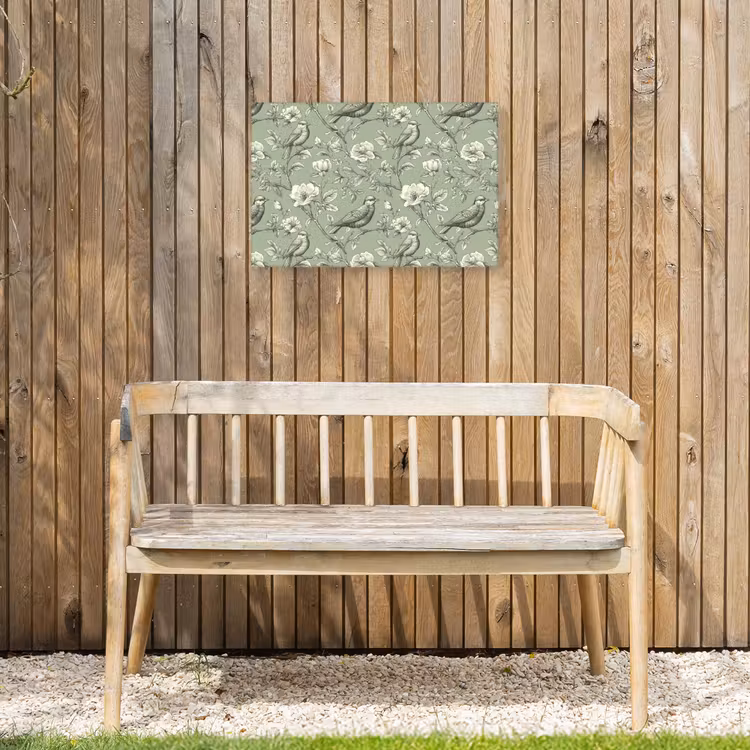 Klassiek - Botanisch - Groen Tuinposter op houten frame 2 cm dik klein 845 -sfeer4
