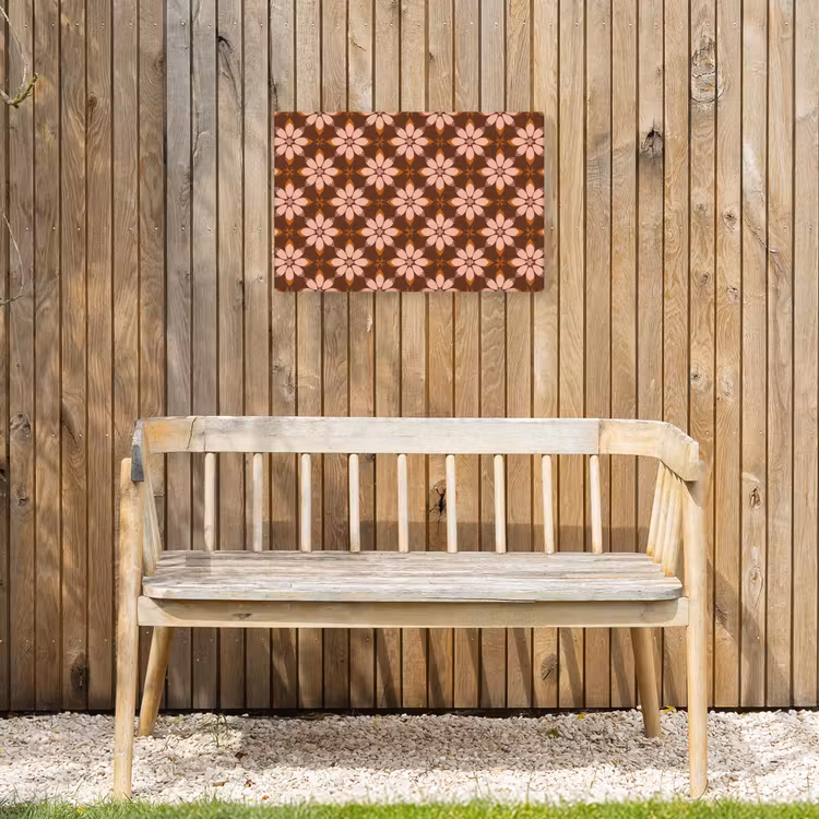 Klassiek - Retro - Bruin Tuinposter op houten frame 2 cm dik klein 845 -sfeer4