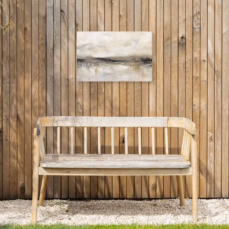 Landschap - Horizon - Natuur - Abstract - Neutraal Tuinposter op houten frame 2 cm dik klein -sfeer4