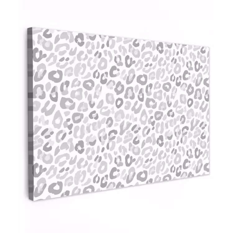 Luipaard - Motief - Grijs Tuinposter op houten frame 2 cm dik klein 845 -3d