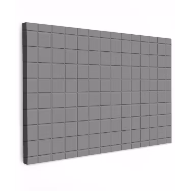 Modern - Patroon - Grijs Tuinposter op houten frame 2 cm dik klein 845 -3d