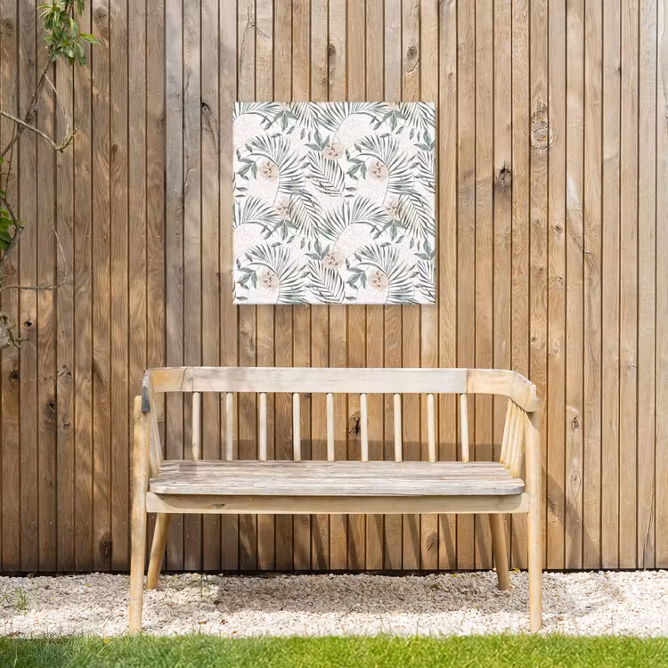 Monstera - Palmblad - Jungle - Tropisch Tuinposter op houten frame 2 cm dik klein -sfeer4