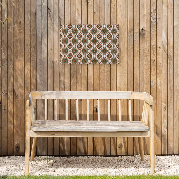 Motief - Patroon - Kleurrijk Tuinposter op houten frame 2 cm dik klein 845 -sfeer4
