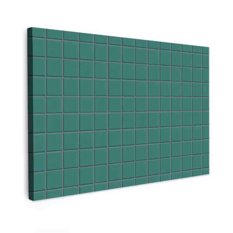 Patroon - Patroon - Smaragd Tuinposter op houten frame 2 cm dik klein 845 -3d