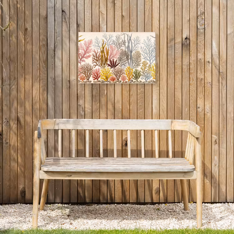 Natuur - Onderwater - Botanisch - Vintage - Kleurrijk Tuinposter op houten frame 2 cm dik klein -sfeer4