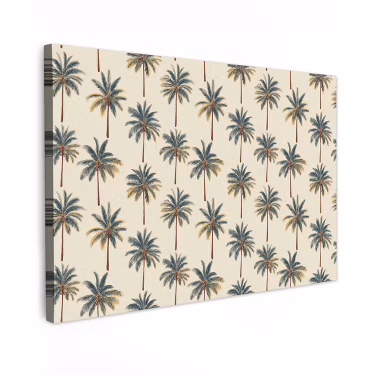Palmbomen - Tropisch - Groen Tuinposter op houten frame 2 cm dik klein 845 -3d