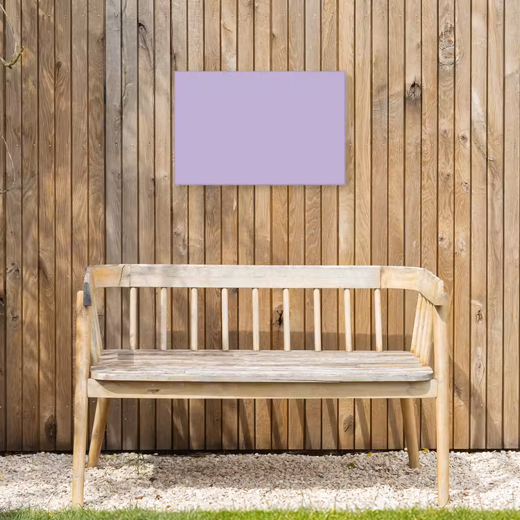 Pastel - Lilac - Paars Tuinposter op houten frame 2 cm dik klein 845 -sfeer4