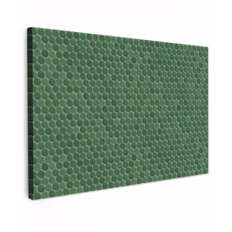 Penny - Mozaïek - Bosgroen - Green Tuinposter op houten frame 2 cm dik klein 845 -3d