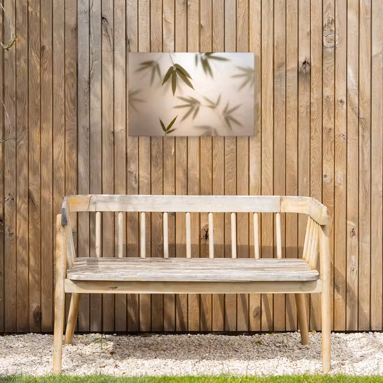 Planten - Bladeren - Natuur - Groen Tuinposter op houten frame 2 cm dik klein -sfeer4