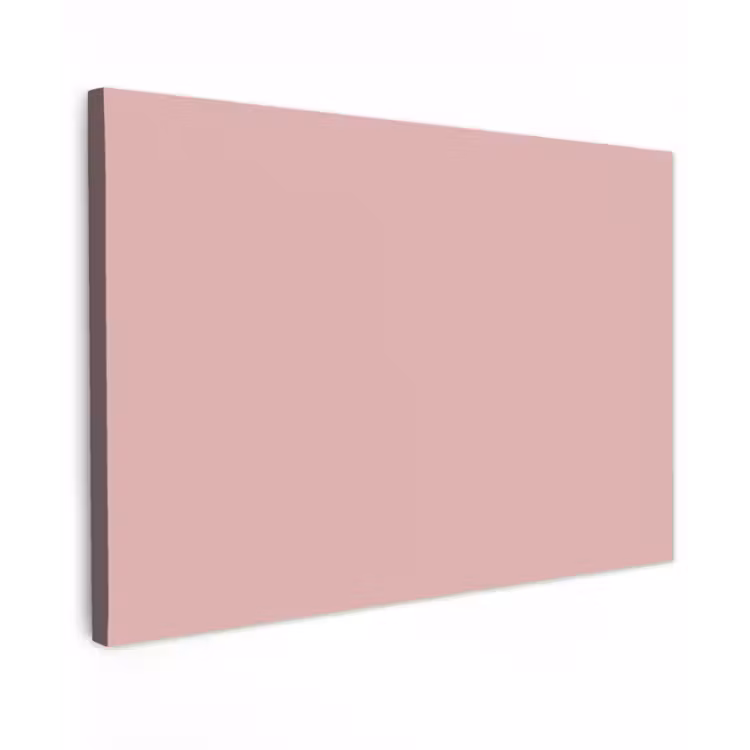 Soft - Blush - Roze Tuinposter op houten frame 2 cm dik klein 845 -3d