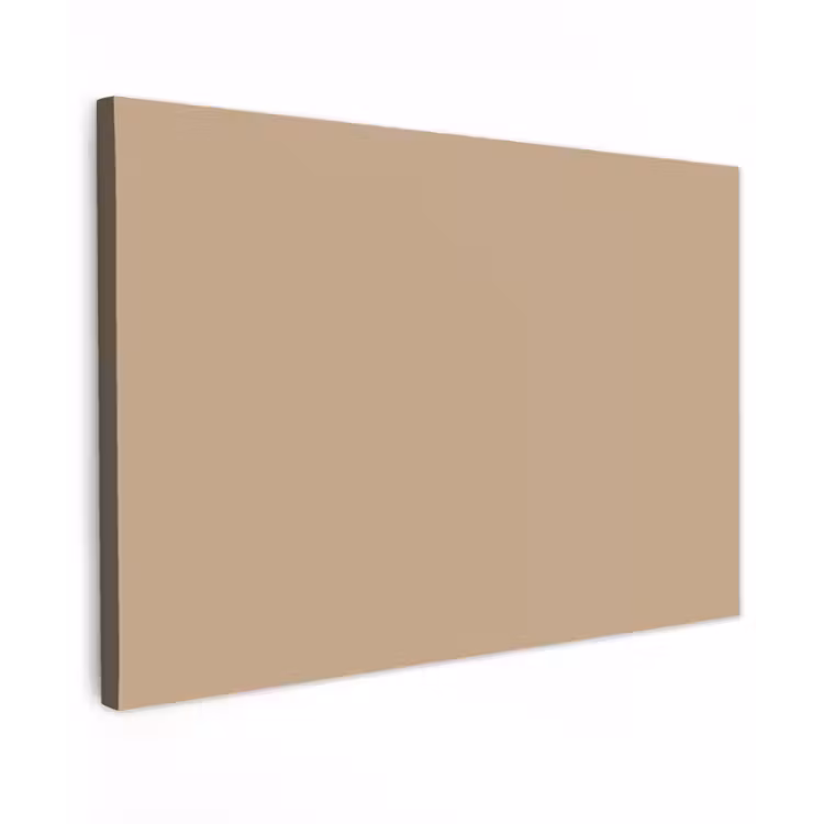 Soft - Taupe - Bruin Tuinposter op houten frame 2 cm dik klein 845 -3d