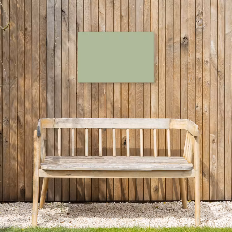 Spring - Sprint - Groen Tuinposter op houten frame 2 cm dik klein 845 -sfeer4