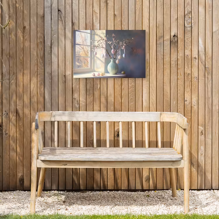 Stilleven - Vaas - Paastak Tuinposter op houten frame 2 cm dik klein -sfeer4