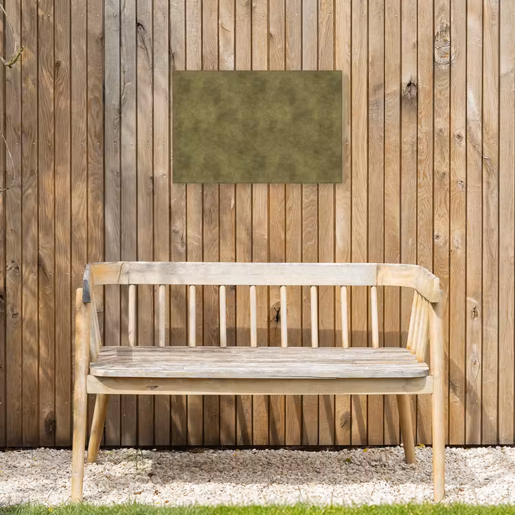 Textuur - Abstract - Groen Tuinposter op houten frame 2 cm dik klein 845 -sfeer4