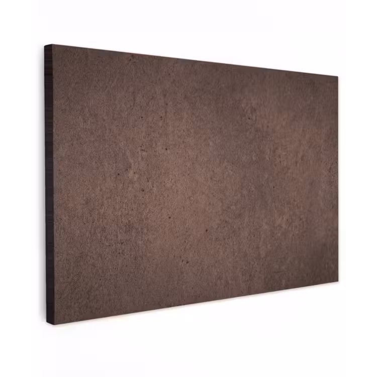 Textuur - Beton - Abstract - Donker - Bruin Tuinposter op houten frame 2 cm dik klein -3d