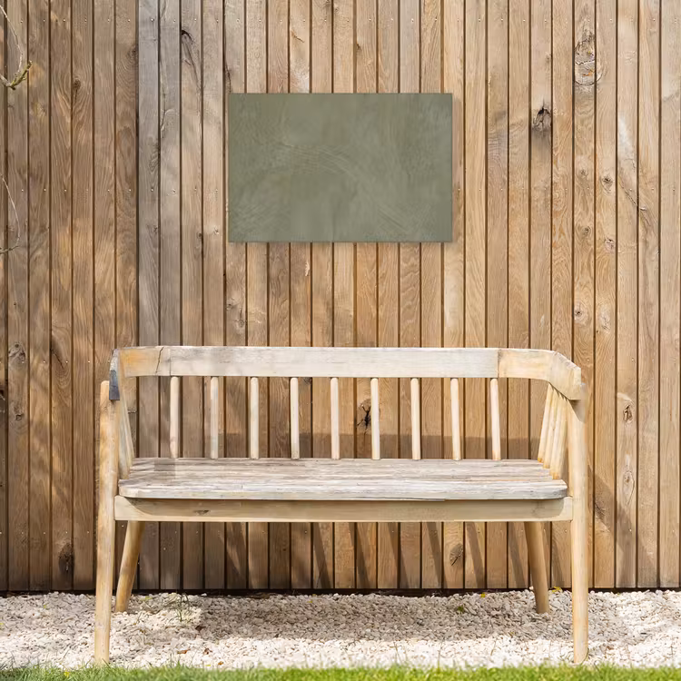 Textuur - Betonlook - Achtergrond - Modern - Groen Tuinposter op houten frame 2 cm dik klein -sfeer4