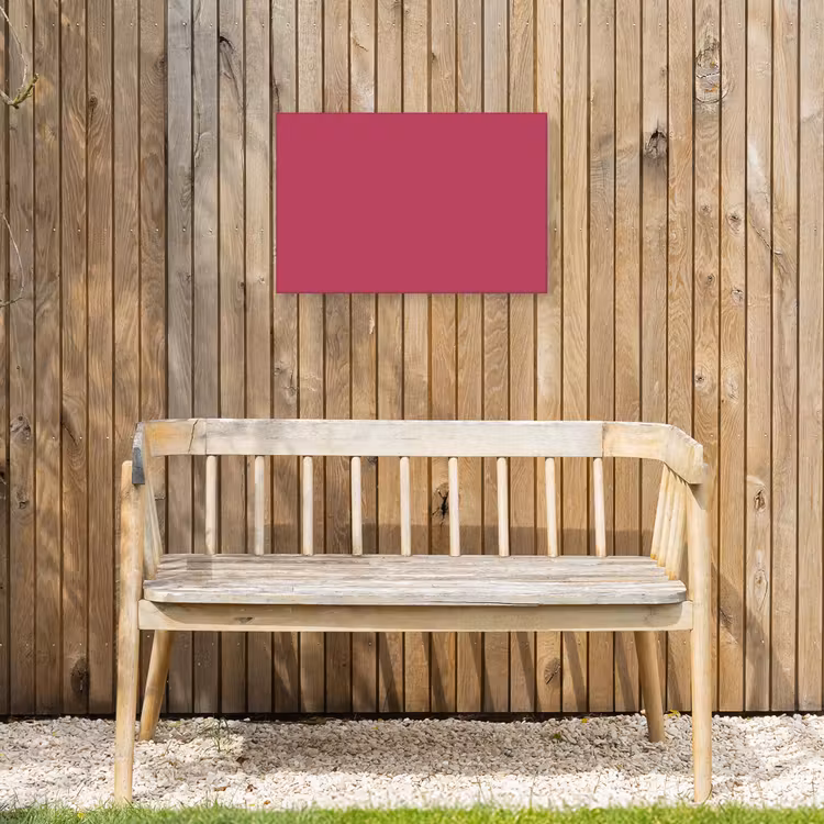 Deep - Berry - Rood Tuinposter op houten frame 2 cm dik klein 845 -sfeer4