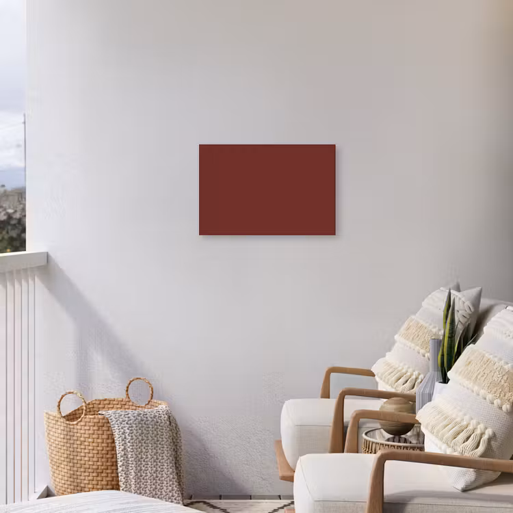 Valentine - Velvet - Rood Tuinposter op houten frame 2 cm dik klein 845 -sfeer1