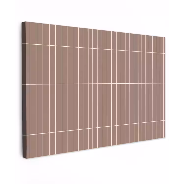 Verticaal - Wandtegel - Terracotta Tuinposter op houten frame 2 cm dik klein 845 -3d