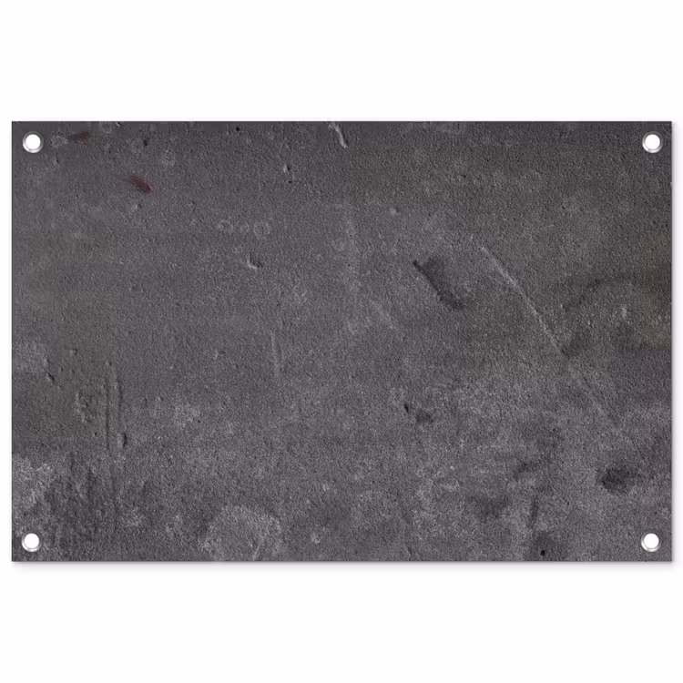 Beton - Grijs - Lijn - Vormen tuinposter los doek klein -3d