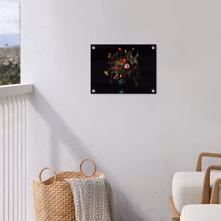 Bloemen - Bessen - Klassiek tuinposter los doek klein -sfeer8