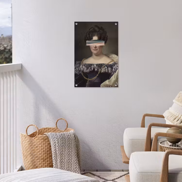 Johanna Henriette Engelen - Dubois Drahonet - Pastel tuinposter los doek klein -sfeer8