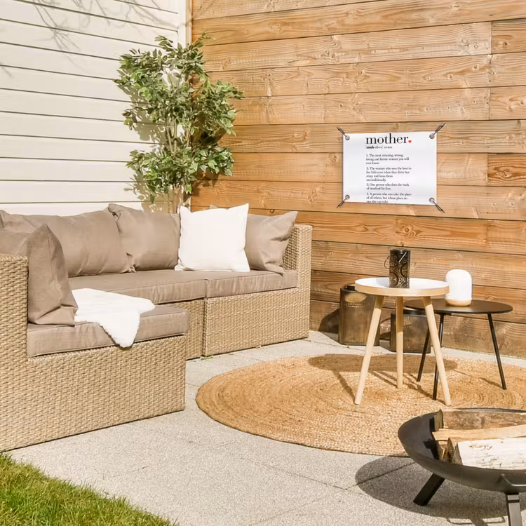 Moeder definitie - Quotes - Mother - Spreuken tuinposter los doek klein -sfeer4