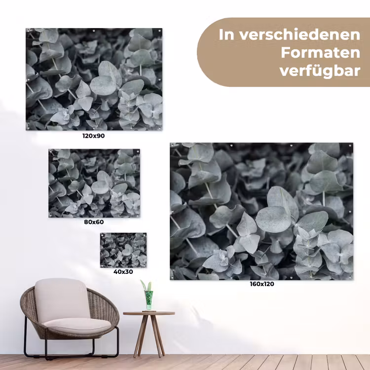 Natuur - Planten - Eucalyptus - Bladeren tuinposter los doek klein -Xsfeer9_DE