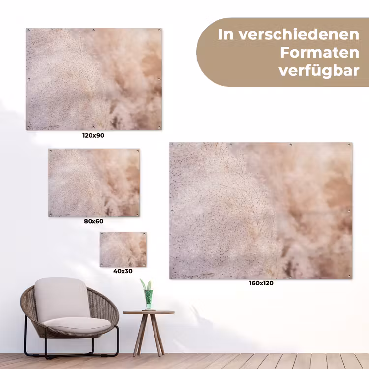 Pampasgras - Structuur - Planten - Natuur tuinposter los doek klein -Xsfeer9_DE