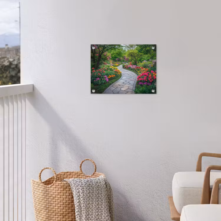 Park - Bloemen - Tuin tuinposter los doek klein -sfeer8