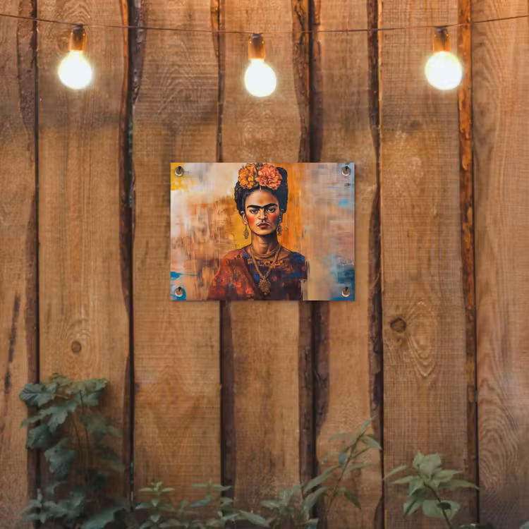 Portret - Sieraden - Schilderachtig tuinposter los doek klein -sfeer1